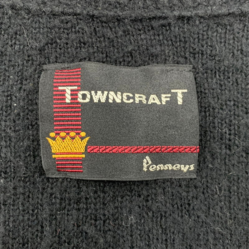 【中古品】【メンズ】 TOWNCRAFT タウンクラフト SOLID SHAGGY CARDIGAN ソリッド シャギー カーディガン トップス 長袖 145-260512-ya-11-izu サイズ：L カラー：BLACK 万代Net店