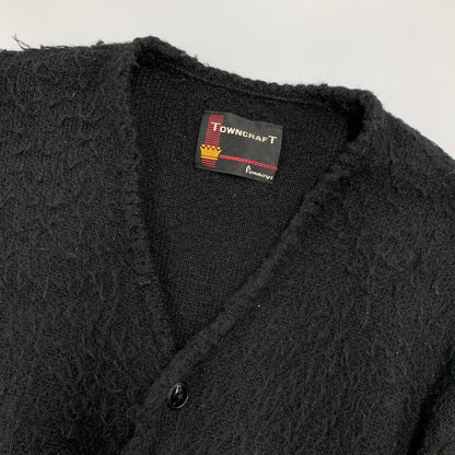 【中古品】【メンズ】 TOWNCRAFT タウンクラフト SOLID SHAGGY CARDIGAN ソリッド シャギー カーディガン トップス 長袖 145-260512-ya-11-izu サイズ：L カラー：BLACK 万代Net店