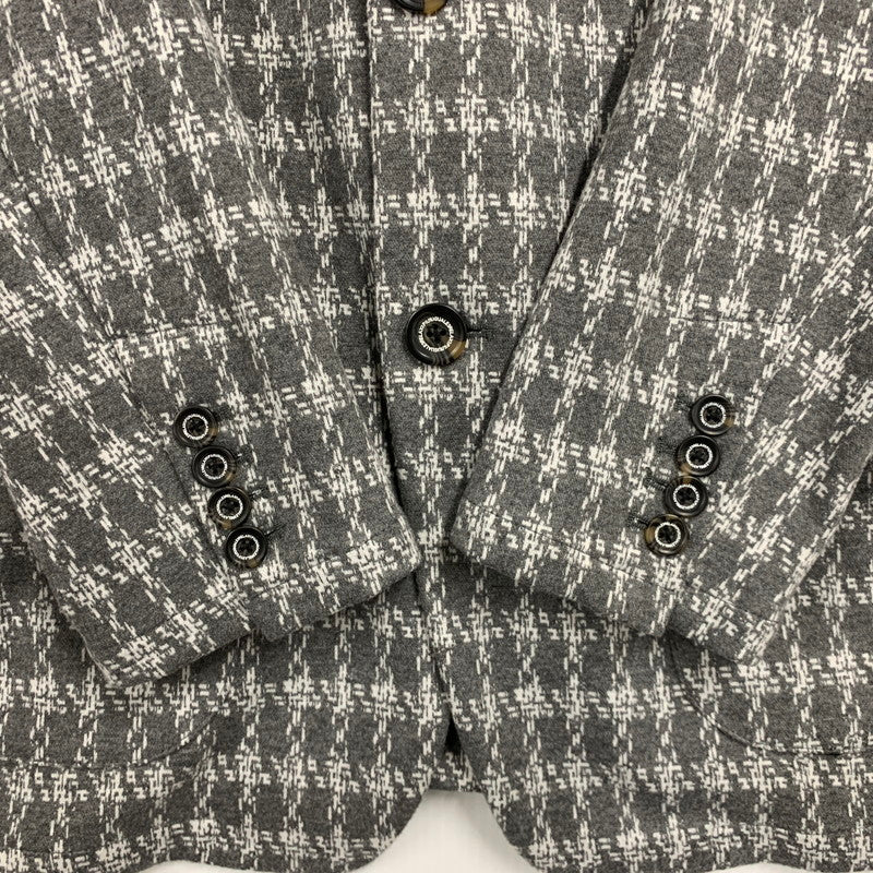 【中古品】【メンズ】 1PIU1UGUALE3 RELAX ウノピゥウノウグァーレトレ リラックス JACQUARD ジャガード 2B TAILORED JACKET テーラードジャケット アウター 140-260508-ya-05-izu サイズ：XL カラー：GRAY 万代Net店