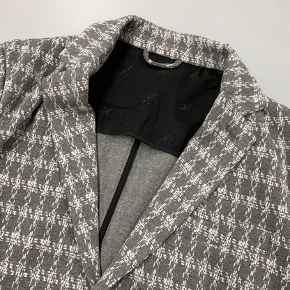 【中古品】【メンズ】 1PIU1UGUALE3 RELAX ウノピゥウノウグァーレトレ リラックス JACQUARD ジャガード 2B TAILORED JACKET テーラードジャケット アウター 140-260508-ya-05-izu サイズ：XL カラー：GRAY 万代Net店