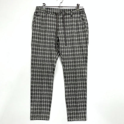 【中古品】【メンズ】 1PIU1UGUALE3 RELAX ウノピゥウノウグァーレトレ リラックス JACQUARD SLACKS ジャガード スラックス パンツ ボトムス ズボン 151-260509-cs-08-izu サイズ：M カラー：グレー×ホワイト 万代Net店