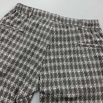 【中古品】【メンズ】 1PIU1UGUALE3 RELAX ウノピゥウノウグァーレトレ リラックス JACQUARD SLACKS ジャガード スラックス パンツ ボトムス ズボン 151-260509-cs-08-izu サイズ：M カラー：グレー×ホワイト 万代Net店