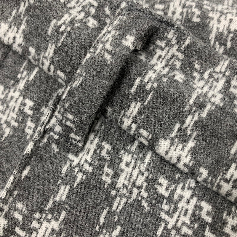 【中古品】【メンズ】 1PIU1UGUALE3 RELAX ウノピゥウノウグァーレトレ リラックス JACQUARD SLACKS ジャガード スラックス パンツ ボトムス ズボン 151-260509-cs-08-izu サイズ：M カラー：グレー×ホワイト 万代Net店