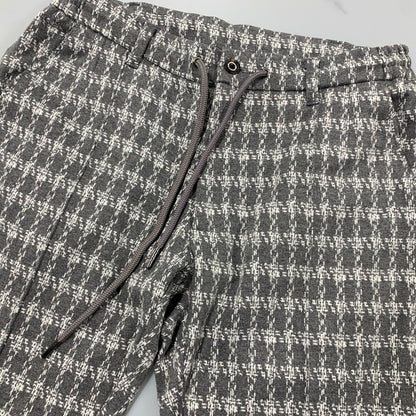 【中古品】【メンズ】 1PIU1UGUALE3 RELAX ウノピゥウノウグァーレトレ リラックス JACQUARD SLACKS ジャガード スラックス パンツ ボトムス ズボン 151-260509-cs-08-izu サイズ：M カラー：グレー×ホワイト 万代Net店