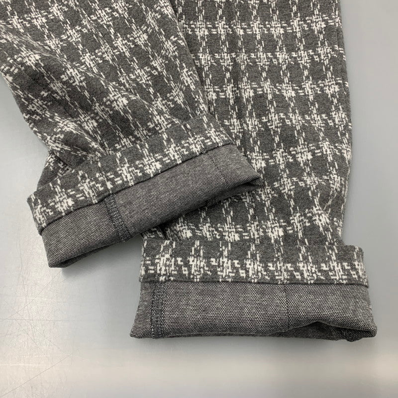 【中古品】【メンズ】 1PIU1UGUALE3 RELAX ウノピゥウノウグァーレトレ リラックス JACQUARD SLACKS ジャガード スラックス パンツ ボトムス ズボン 151-260509-cs-08-izu サイズ：M カラー：グレー×ホワイト 万代Net店