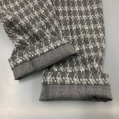 【中古品】【メンズ】 1PIU1UGUALE3 RELAX ウノピゥウノウグァーレトレ リラックス JACQUARD SLACKS ジャガード スラックス パンツ ボトムス ズボン 151-260509-cs-08-izu サイズ：M カラー：グレー×ホワイト 万代Net店