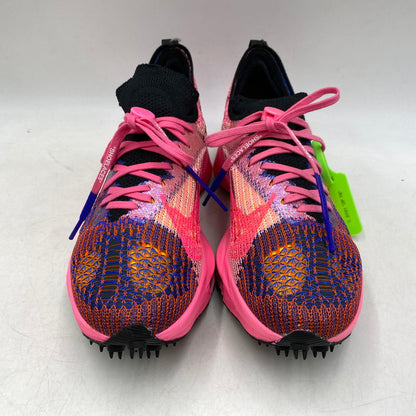 【中古美品】【メンズ】 NIKE ナイキ ×OFF WHITE オフ ホワイト CV0697-400 AIR ZOOM TEMPO エア ズーム テンポ ネクスト % FLYKNIT フライニット スニーカー シューズ 靴 160-260503-ya-09-izu サイズ：26.5 カラー：PINK GLOW 万代Net店