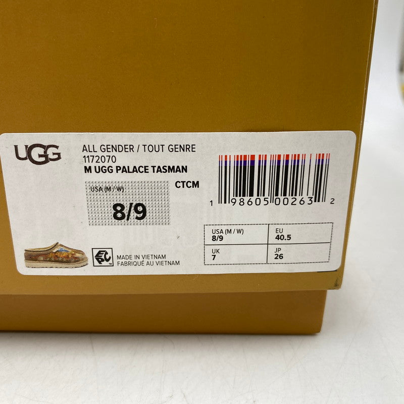 【中古美品】【メンズ/レディース】 PALACE パレス × UGG アグ 1172070-CTCM TASMAN SLIPPER BURNT CAMO タスマン スリッパ バーント カモ シューズ 靴 162-260503-ya-03-izu サイズ：26cm カラー：茶系 万代Net店