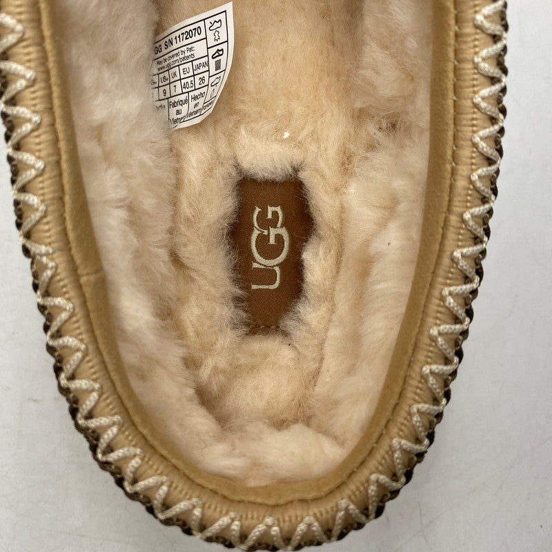 【中古美品】【メンズ/レディース】 PALACE パレス × UGG アグ 1172070-CTCM TASMAN SLIPPER BURNT CAMO タスマン スリッパ バーント カモ シューズ 靴 162-260503-ya-03-izu サイズ：26cm カラー：茶系 万代Net店