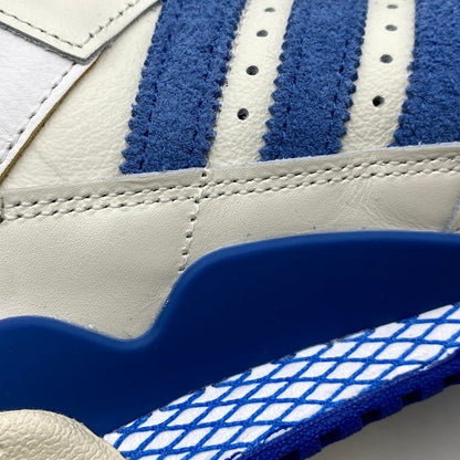 【中古美品】【メンズ】 FY7793 FORUM フォーラム 84 HIGH BLUE THREAD ハイ ブルー スレッド スニーカー シューズ 靴 161-260503-ya-06-izu サイズ：27cm カラー：OFF WHITE-BRIGHT BLUE/FOOTWEAR WHITE 万代Net店