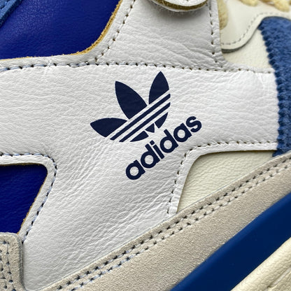 【中古美品】【メンズ】 FY7793 FORUM フォーラム 84 HIGH BLUE THREAD ハイ ブルー スレッド スニーカー シューズ 靴 161-260503-ya-06-izu サイズ：27cm カラー：OFF WHITE-BRIGHT BLUE/FOOTWEAR WHITE 万代Net店