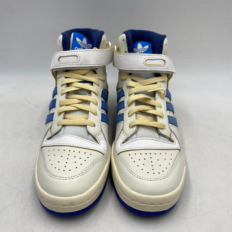 【中古美品】【メンズ】 FY7793 FORUM フォーラム 84 HIGH BLUE THREAD ハイ ブルー スレッド スニーカー シューズ 靴 161-260503-ya-06-izu サイズ：27cm カラー：OFF WHITE-BRIGHT BLUE/FOOTWEAR WHITE 万代Net店