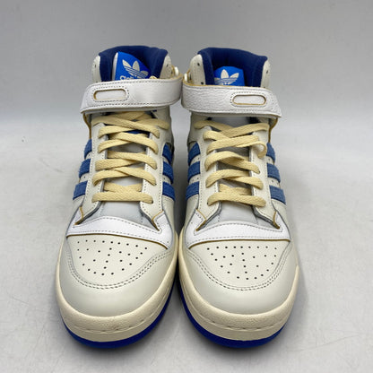 【中古美品】【メンズ】 FY7793 FORUM フォーラム 84 HIGH BLUE THREAD ハイ ブルー スレッド スニーカー シューズ 靴 161-260503-ya-06-izu サイズ：27cm カラー：OFF WHITE-BRIGHT BLUE/FOOTWEAR WHITE 万代Net店