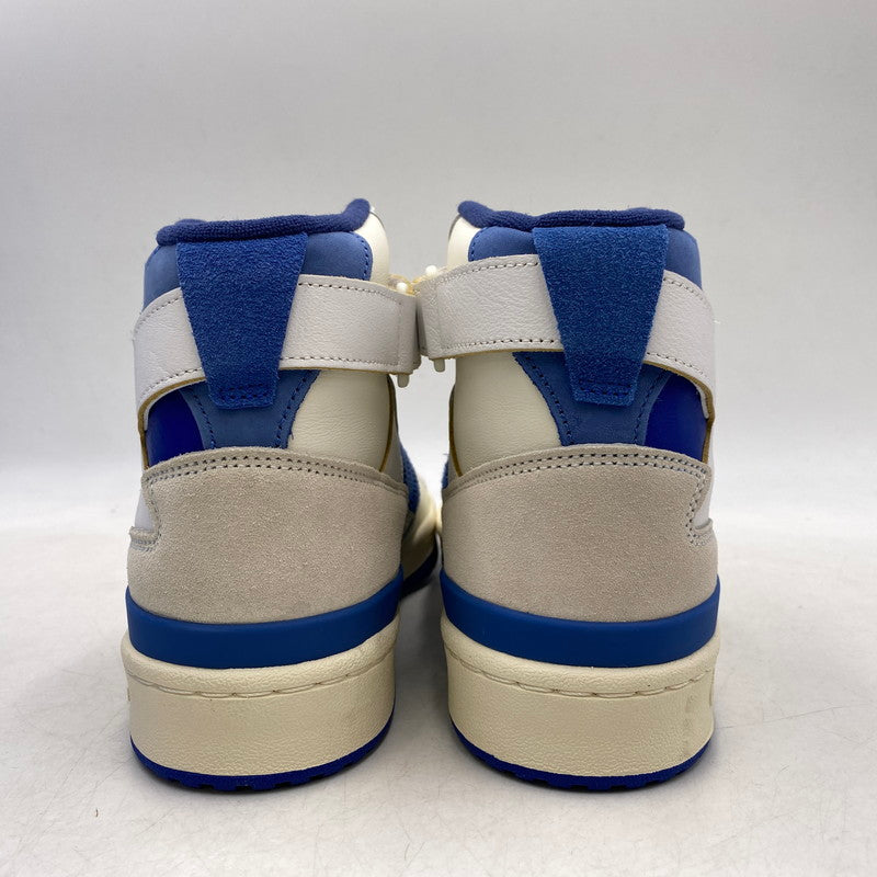 【中古美品】【メンズ】 FY7793 FORUM フォーラム 84 HIGH BLUE THREAD ハイ ブルー スレッド スニーカー シューズ 靴 161-260503-ya-06-izu サイズ：27cm カラー：OFF WHITE-BRIGHT BLUE/FOOTWEAR WHITE 万代Net店