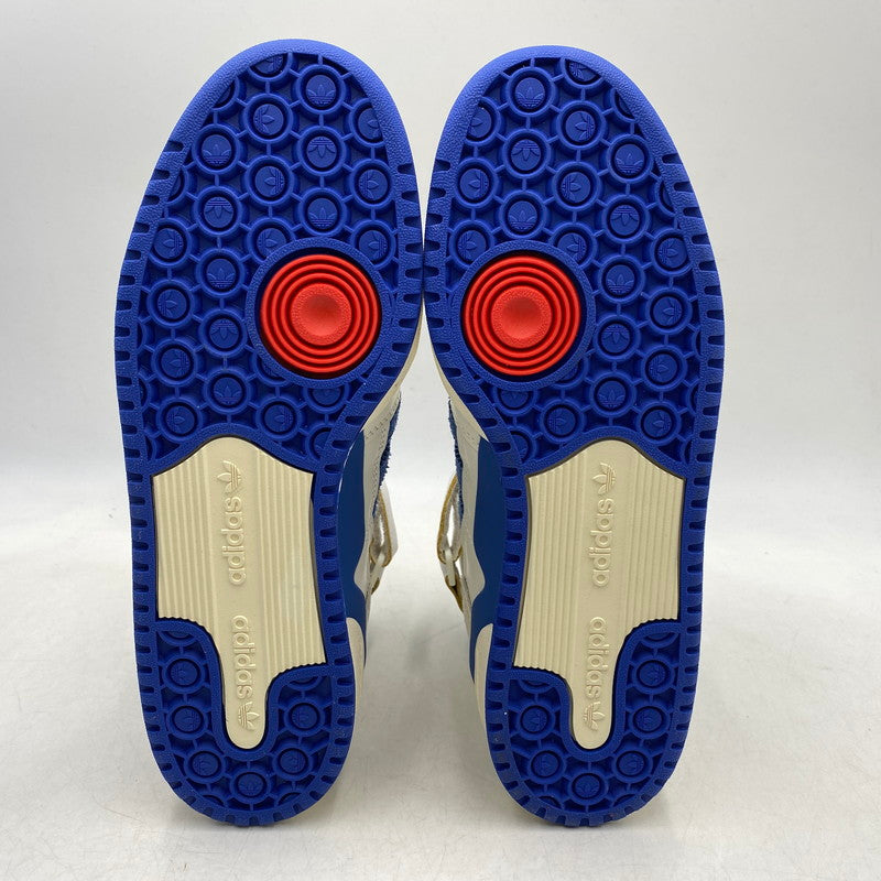 【中古美品】【メンズ】 FY7793 FORUM フォーラム 84 HIGH BLUE THREAD ハイ ブルー スレッド スニーカー シューズ 靴 161-260503-ya-06-izu サイズ：27cm カラー：OFF WHITE-BRIGHT BLUE/FOOTWEAR WHITE 万代Net店