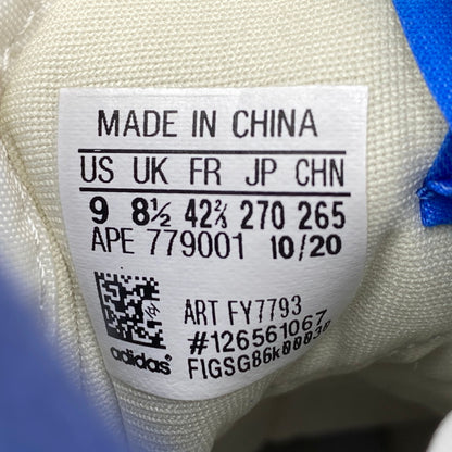 【中古美品】【メンズ】 FY7793 FORUM フォーラム 84 HIGH BLUE THREAD ハイ ブルー スレッド スニーカー シューズ 靴 161-260503-ya-06-izu サイズ：27cm カラー：OFF WHITE-BRIGHT BLUE/FOOTWEAR WHITE 万代Net店