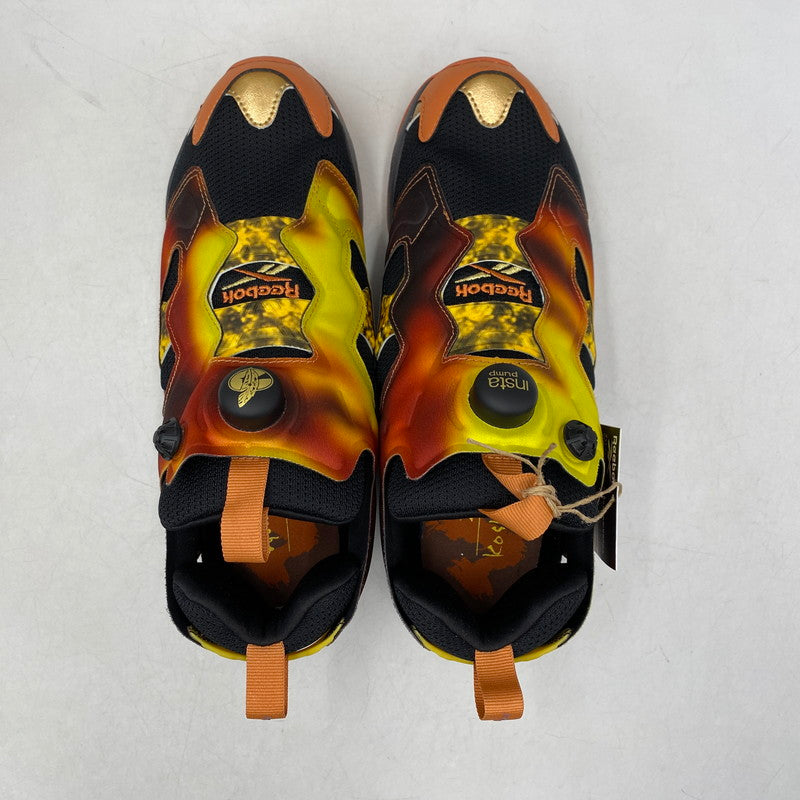 【中古品】【メンズ】 REEBOK リーボック × KOSHI INABA コウシ イナバ 100224285 INSTAPUMP FURY インスタポンプ フューリー 94 MAGMA マグマ スニーカー シューズ 靴 162-260503-ya-05-izu サイズ：26.5cm カラー：BLACK/ORANGE 万代Net店