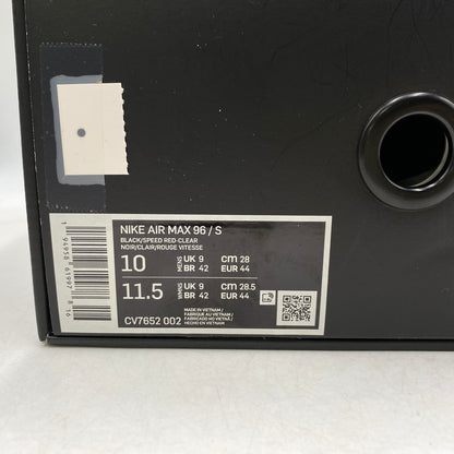 【中古品】【メンズ】 NIKE ナイキ × SUPREME シュプリーム CV7652-002 AIR MAX 96 エア マックス 96 スニーカー 靴 160-260503-kh-17-izu サイズ：28 カラー：BLACK/SPEED RED-CLEAR 万代Net店