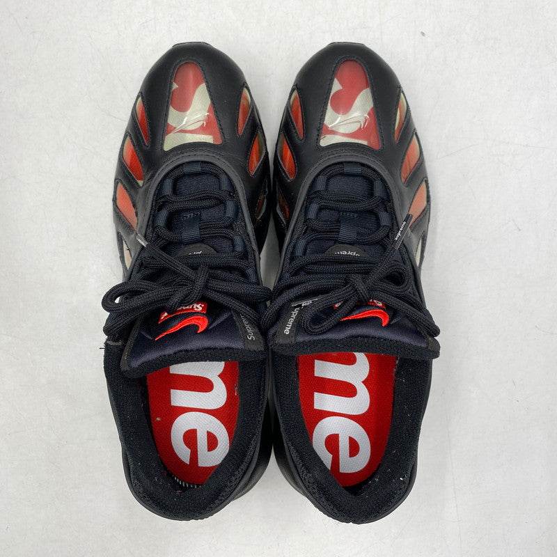 【中古品】【メンズ】 NIKE ナイキ × SUPREME シュプリーム CV7652-002 AIR MAX 96 エア マックス 96 スニーカー 靴 160-260503-kh-17-izu サイズ：28 カラー：BLACK/SPEED RED-CLEAR 万代Net店