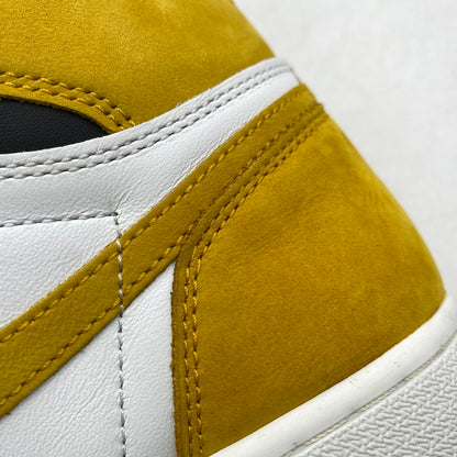【中古美品】【メンズ】 NIKE ナイキ 555088-1 AIR JORDAN エア ジョーダン1 RETRO LOW OG レトロ ロウ オージー スニーカー シューズ 靴 160-260503-ya-08-izu サイズ：27.5 カラー：SUMMIT WHITE/YELLOW OCHRE 万代Net店