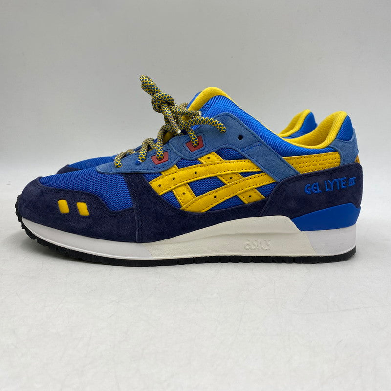 【中古美品】【メンズ/レディース】 ASICS アシックス × KITH キス × MARVEL マーベル X-MEN1 エックスメン 201A961 GEL-LYTE ゲルライト 3 '07 REMASTERED CYCLOPS リマスタード サイクロプス スニーカー 162-260503-ya-04-izu サイズ：26cm カラー：ブルー系 万代Net店