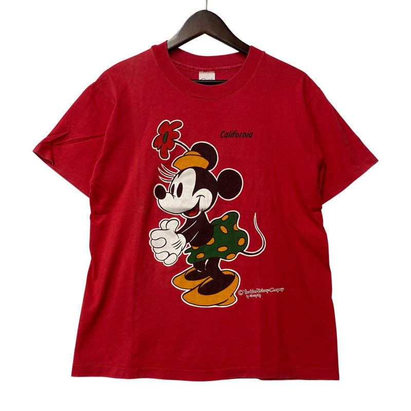 【中古品】【メンズ】 SHERRY USA製 MINNIE MOUSE TEE ミニーマウス Tシャツ トップス 146-260508-kh-04-izu サイズ：M カラー：レッド 万代Net店