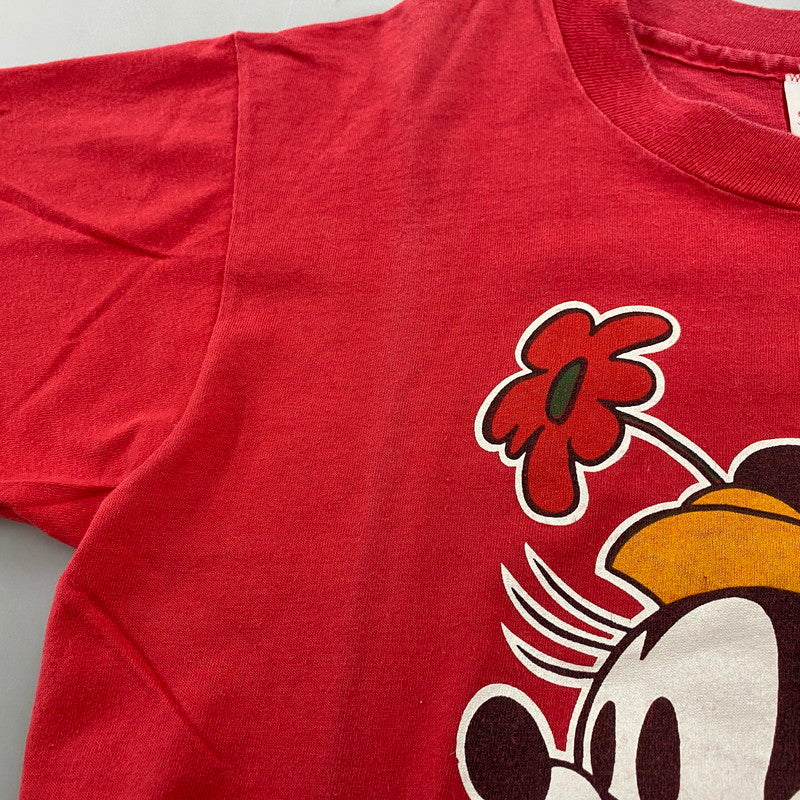 【中古品】【メンズ】 SHERRY USA製 MINNIE MOUSE TEE ミニーマウス Tシャツ トップス 146-260508-kh-04-izu サイズ：M カラー：レッド 万代Net店