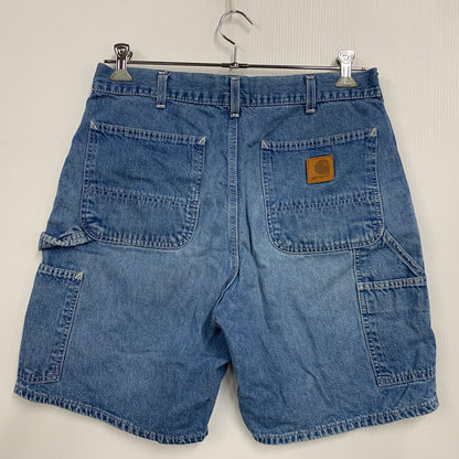 【中古品】【メンズ】 CARHARTT カーハート B28 00’S DENIM WORK SHORT デニム ワーク ショーツ ショートパンツ 157-260508-ya-02-izu サイズ：34 カラー：インディゴ 万代Net店