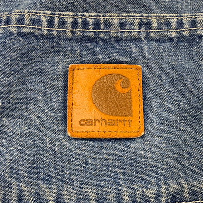 【中古品】【メンズ】 CARHARTT カーハート B28 00’S DENIM WORK SHORT デニム ワーク ショーツ ショートパンツ 157-260508-ya-02-izu サイズ：34 カラー：インディゴ 万代Net店
