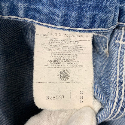【中古品】【メンズ】 CARHARTT カーハート B28 00’S DENIM WORK SHORT デニム ワーク ショーツ ショートパンツ 157-260508-ya-02-izu サイズ：34 カラー：インディゴ 万代Net店