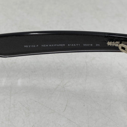【中古美品】【メンズ/レディース】 RAYBAN レイバン RB2132-F NEW WAYFARER SUNGLASSES ニュー ウェイファーラー サングラス 203-260503-kh-10-izu サイズ：55□18-140 カラー：グレー 万代Net店