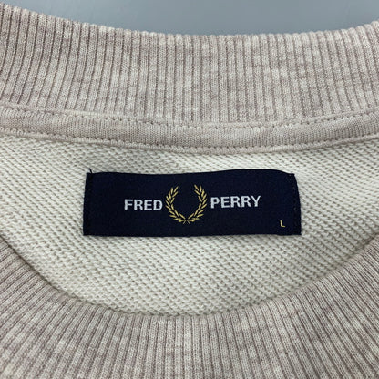 【中古品】【メンズ】 FRED PERRY フレッドペリー M7535 CREW NECK SWEATSHIRT クルーネック スウェット シャツ トップス 長袖 141-260508-ya-04-izu サイズ：L カラー：PORRIDGE　MARL 万代Net店
