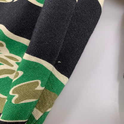【中古品】【メンズ】 DENIM TEARS デニムティアーズ GREEN CAMO COTTON WREATH SWEATPANT グリーン カモ コットン リース スウェットパンツ ボトムス 153-260503-kh-08-izu サイズ：S カラー：マルチ 万代Net店