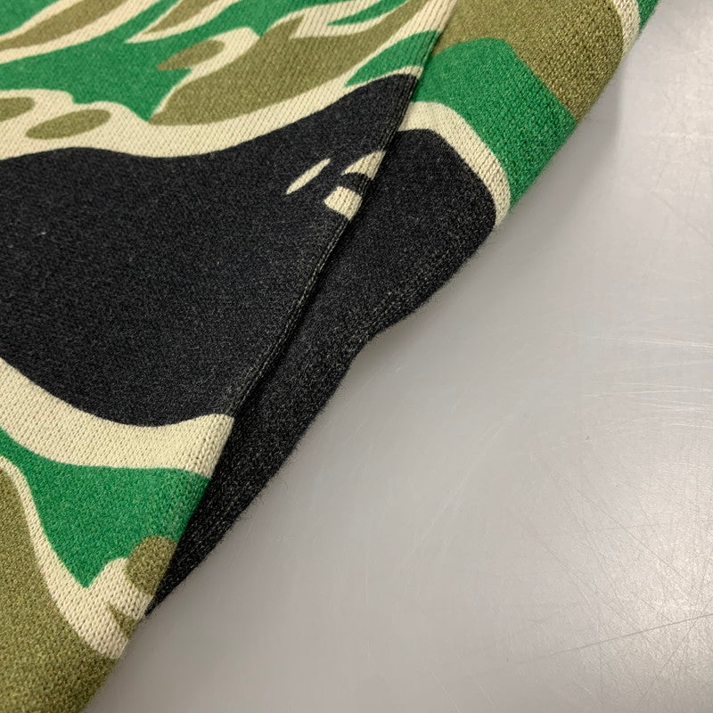 【中古品】【メンズ】 DENIM TEARS デニムティアーズ GREEN CAMO COTTON WREATH SWEATPANT グリーン カモ コットン リース スウェットパンツ ボトムス 153-260503-kh-08-izu サイズ：S カラー：マルチ 万代Net店
