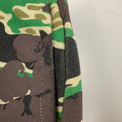 【中古品】【メンズ】 DENIM TEARS デニムティアーズ GREEN CAMO COTTON WREATH SWEATPANT グリーン カモ コットン リース スウェットパンツ ボトムス 153-260503-kh-08-izu サイズ：S カラー：マルチ 万代Net店
