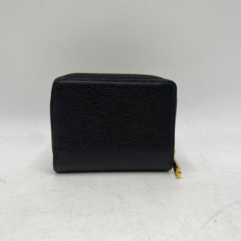 【中古品】【メンズ/レディース】 GUCCI グッチ 772639 MINI WALLET WITH GUCCI SCRIPT ミニ ウォレット グッチ スクリプト 財布 181-260503-kh-12-izu カラー：ブラック 万代Net店