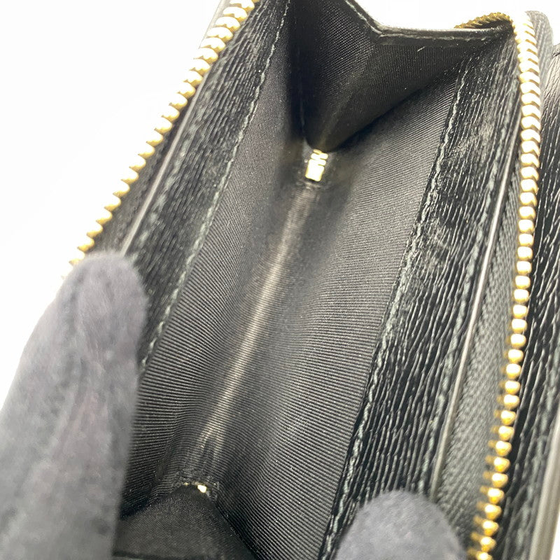 【中古品】【メンズ/レディース】 GUCCI グッチ 772639 MINI WALLET WITH GUCCI SCRIPT ミニ ウォレット グッチ スクリプト 財布 181-260503-kh-12-izu カラー：ブラック 万代Net店
