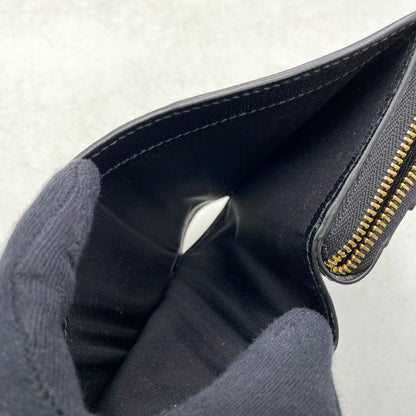 【中古品】【メンズ/レディース】 GUCCI グッチ 772639 MINI WALLET WITH GUCCI SCRIPT ミニ ウォレット グッチ スクリプト 財布 181-260503-kh-12-izu カラー：ブラック 万代Net店