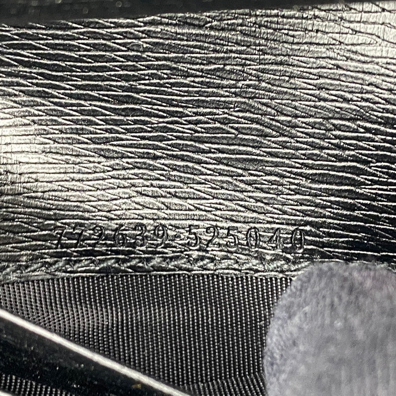 【中古品】【メンズ/レディース】 GUCCI グッチ 772639 MINI WALLET WITH GUCCI SCRIPT ミニ ウォレット グッチ スクリプト 財布 181-260503-kh-12-izu カラー：ブラック 万代Net店