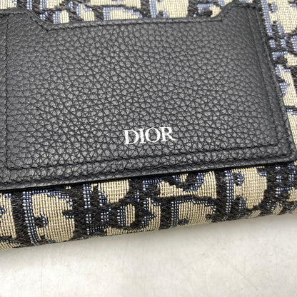 【中古品】【メンズ/レディース】 CHRISTIAN DIOR クリスチャンディオール TROTTER OBLIQUE ROUNDFASTENER WALLET トロッター オブリーク ラウンドファスナー ウォレット 財布 181-260503-kh-13-izu カラー：マルチ 万代Net店