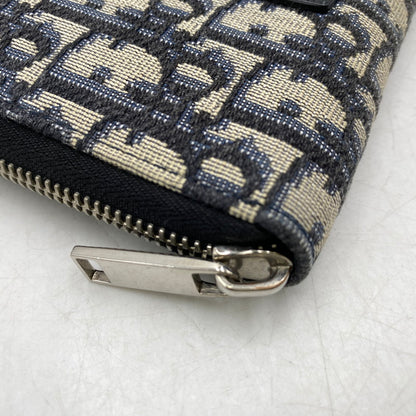 【中古品】【メンズ/レディース】 CHRISTIAN DIOR クリスチャンディオール TROTTER OBLIQUE ROUNDFASTENER WALLET トロッター オブリーク ラウンドファスナー ウォレット 財布 181-260503-kh-13-izu カラー：マルチ 万代Net店