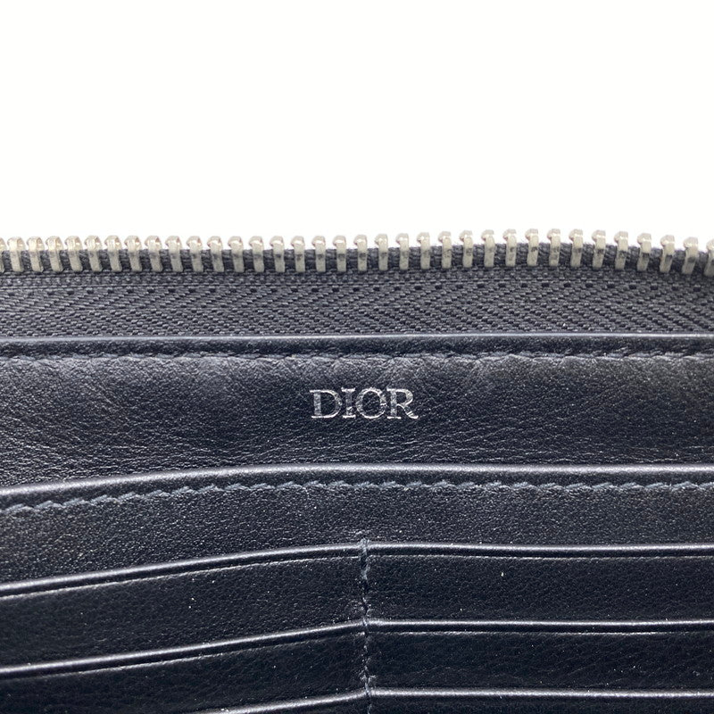 【中古品】【メンズ/レディース】 CHRISTIAN DIOR クリスチャンディオール TROTTER OBLIQUE ROUNDFASTENER WALLET トロッター オブリーク ラウンドファスナー ウォレット 財布 181-260503-kh-13-izu カラー：マルチ 万代Net店