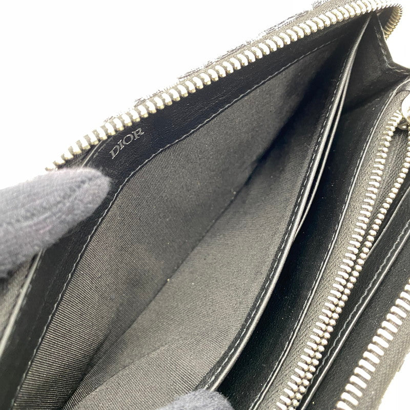 【中古品】【メンズ/レディース】 CHRISTIAN DIOR クリスチャンディオール TROTTER OBLIQUE ROUNDFASTENER WALLET トロッター オブリーク ラウンドファスナー ウォレット 財布 181-260503-kh-13-izu カラー：マルチ 万代Net店