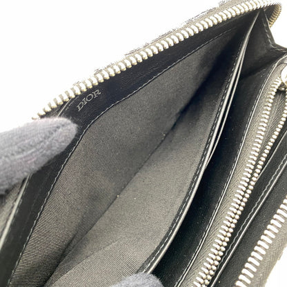 【中古品】【メンズ/レディース】 CHRISTIAN DIOR クリスチャンディオール TROTTER OBLIQUE ROUNDFASTENER WALLET トロッター オブリーク ラウンドファスナー ウォレット 財布 181-260503-kh-13-izu カラー：マルチ 万代Net店