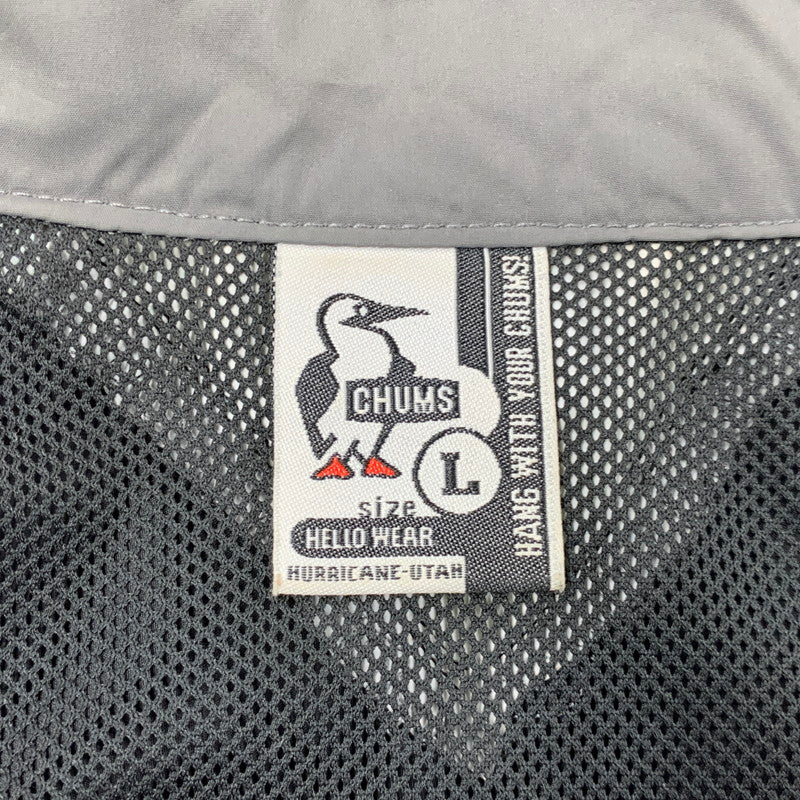 【中古品】【メンズ】 CHUMS チャムス CH04-1395 RETRO SPORT JACKET レトロ スポーツ ジャケット アウター 144-260508-ya-07-izu サイズ：L カラー：グレー×ブラック 万代Net店