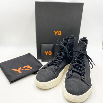 【中古品】【メンズ】 Y-3 ワイスリー EF2653 YUBEN MID ユーベン ミッド スニーカー シューズ靴 162-260507-ya-04-izu サイズ：28.5cm カラー：BLACK 万代Net店