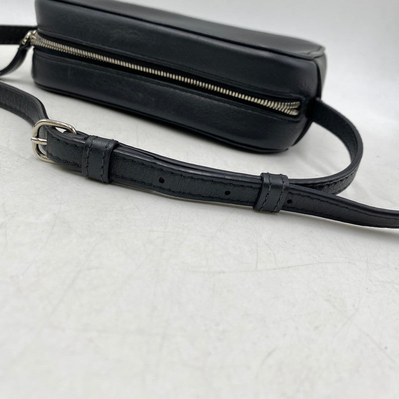 【中古品】【メンズ/レディース】 BALENCIAGA バレンシアガ 552372 EVERYDAY CAMERA BAG XS エヴリデイ カメラバッグ ショルダーバッグ 鞄 180-260503-kh-14-izu カラー：ブラック 万代Net店