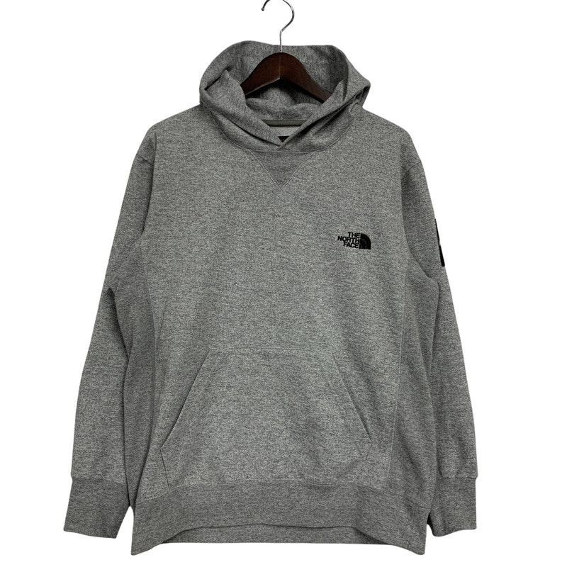 【中古品】【メンズ】 THE NORTH FACE ザ・ノースフェイス NT11831 SQUARE LOGO HOODIE スクエア ロゴ フーディ トップス 長袖 144-260508-ya-03-izu サイズ：L カラー：GRAY 万代Net店