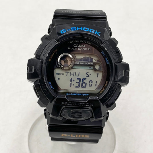 【中古品】【メンズ/レディース】 G-SHOCK ジーショック GWX-8900-1JF G-LIDE TOUGH SOLAR WATCH タフ ソーラー ウォッチ 腕時計 時計 196-260507-ya-06-izu カラー：ブラック 万代Net店