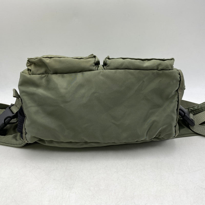 【中古品】【メンズ/レディース】 PORTER ポーター TANKER WAIST BAG タンカー ウエストバッグ 鞄 188-260503-kh-15-izu カラー：オリーブ 万代Net店